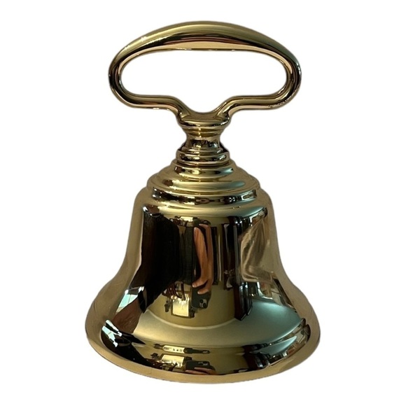 Other - Vintage Brass Hand Bell – Collectible Home Décor Accent